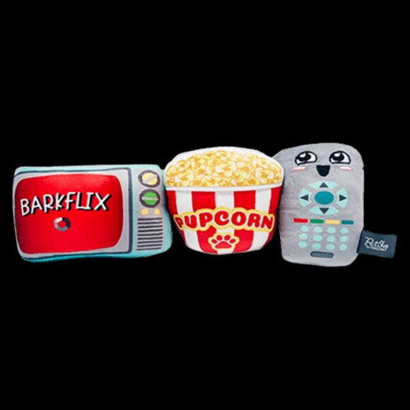 BARKING & STREAMING 3-Pc Plush Dog Toy Set (Small Dog Mini) BRAND-NEW! - Picture 2 of 3